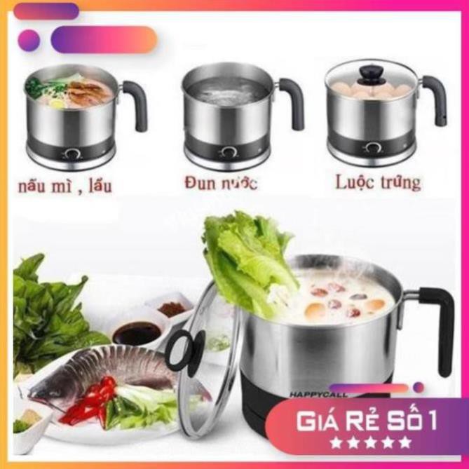 Ca nếu mì inox hapycal 1,6 lit - ca nấu mì mini