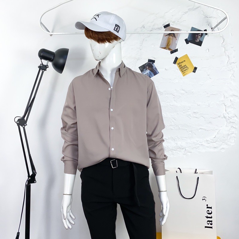 [9 Mã SALE] Áo Sơ Mi Nam Form Rộng Dài Tay Chất Vải Đũi Mềm Phong Cách Hàn Quốc Play Boys | BigBuy360 - bigbuy360.vn