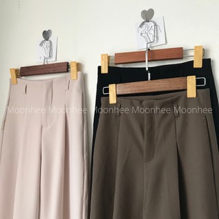 Quần Vải Cạp Cao 2 Đỉa q607 MoonHee