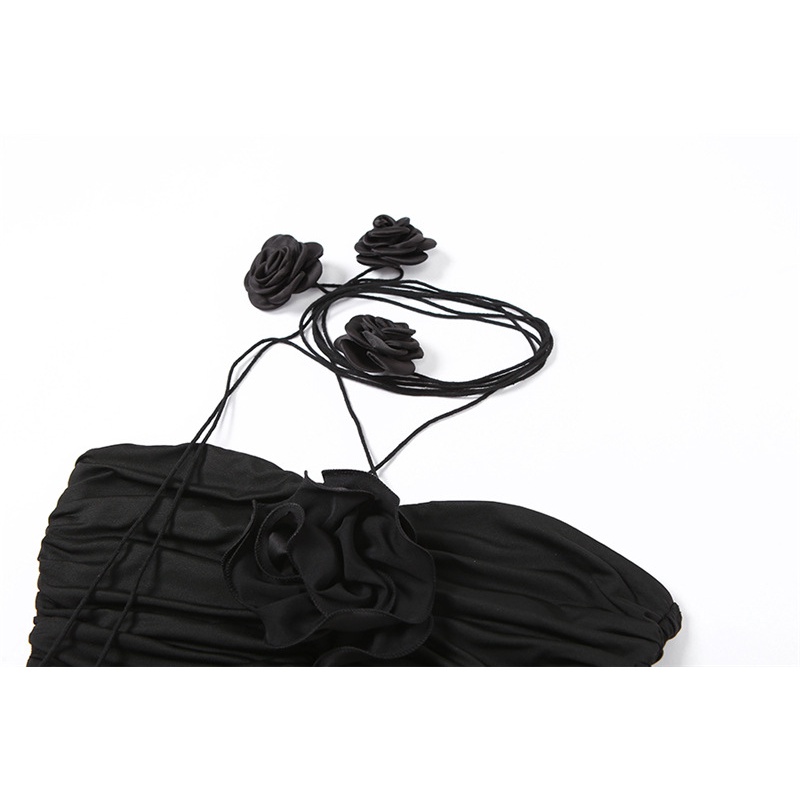 DUNEA Áo Hai Dây Họa Tiết Hoa Thời Trang Cho Nữ