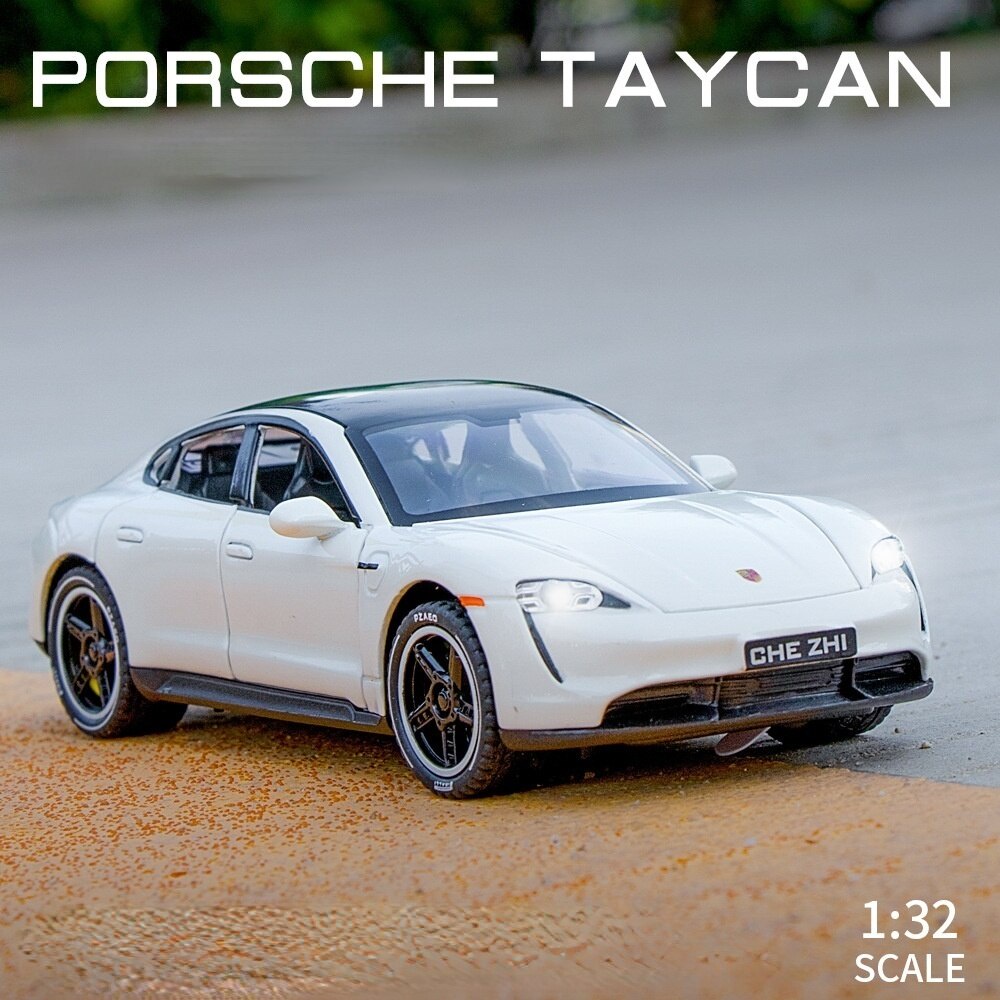 Mô hình xe Porsche Taycan Turbo 1:32 Chezhi