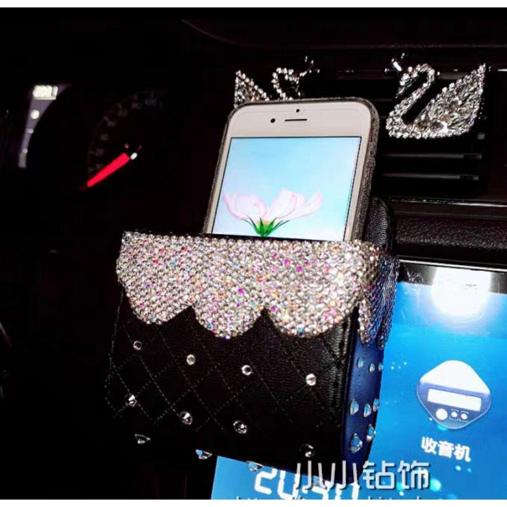 Giỏ Đựng Điện Thoại Đính Đá Cao Cấp