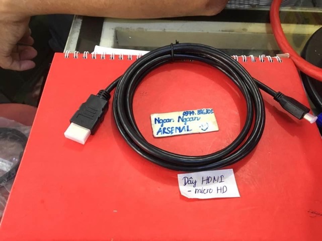 Dây tín hiệu HDMI HD chuyển Micro HDMI từ 1m đến 5m. Xuất hình ảnh 2k, 4K