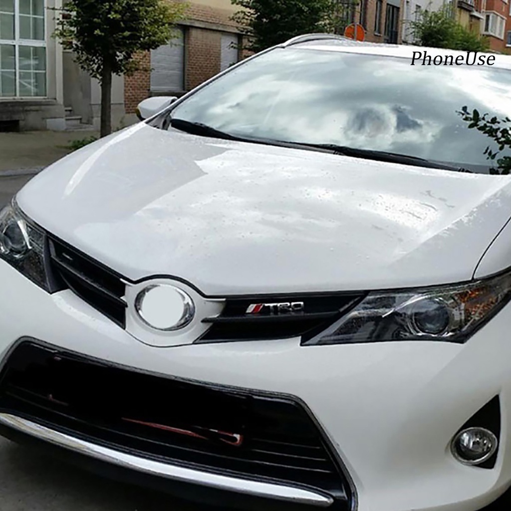 Pu Miếng Dán Chữ TRD Bằng Kim Loại Trang Trí Lưới Tản Nhiệt Cho Xe Toyota