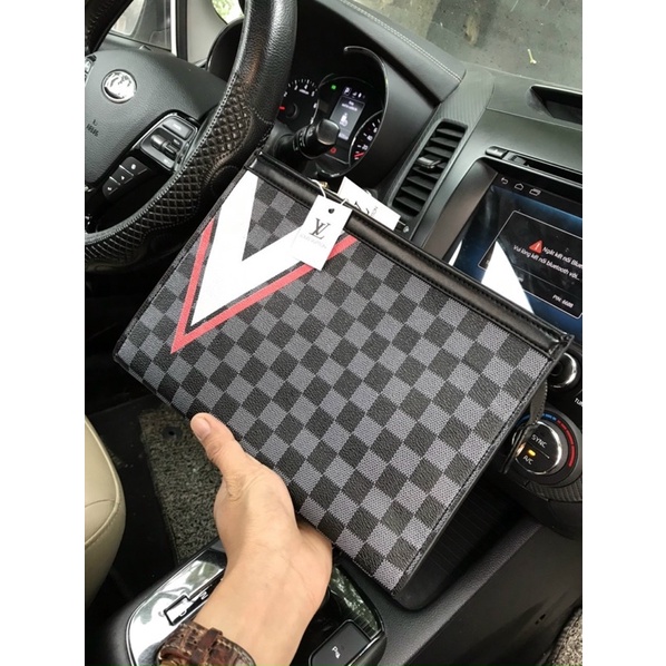 Ví cầm tay Clutch Nam Cao cấp da mềm đẹp nhiều ngăn đựng IPad Điện thoại