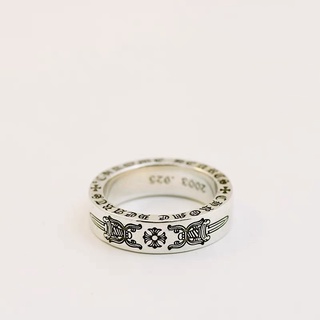 nhẫn chrome hearts bạc s925
