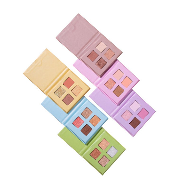 [Hàng mới về] Bảng Phấn Mắt 4 Màu Chất Lì Và Ánh Nhũ Chuyên Dụng Để Trang Điểm | BigBuy360 - bigbuy360.vn