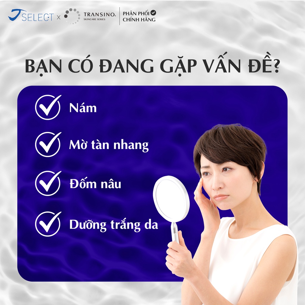 Serum ngừa nám và làm trắng da tận gốc TRANSINO 50g