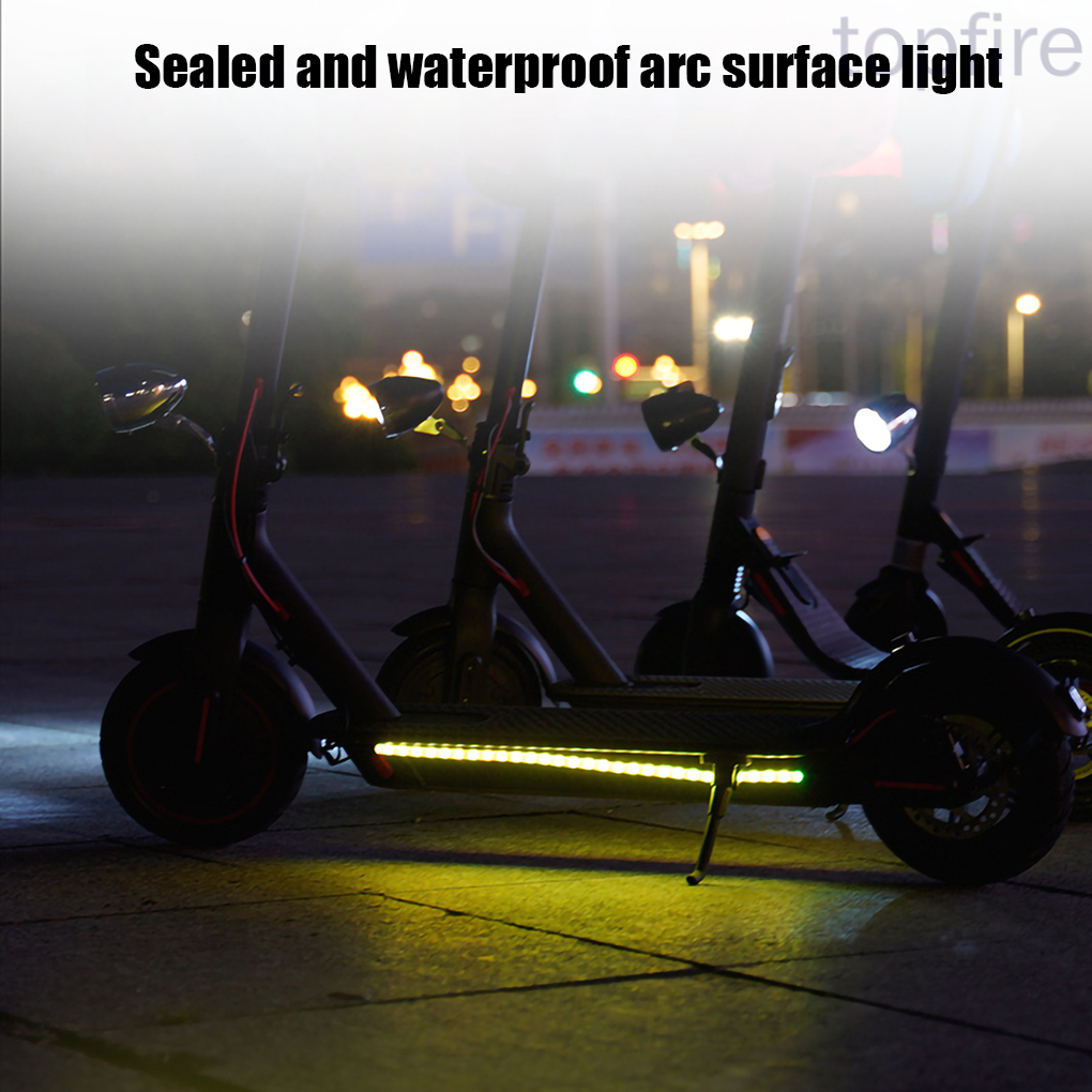 TOpfire Scooter Light Strip Stainless Steel Colorful Scooter Skateboard Light Replacement for Xiaomi