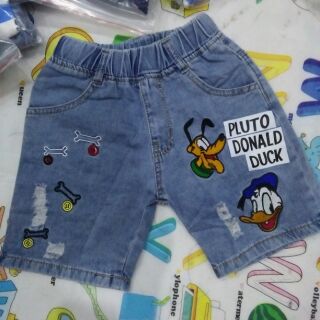 Bộ quần short bò đẹp cho bé trai cao cấp
