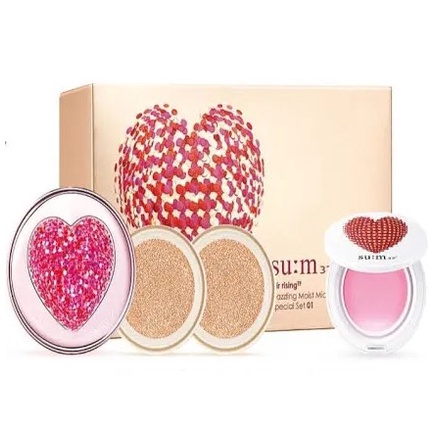 Set phấn nước sum mẫu mới nhất Dazzling Moist Micro Foam Cushion 01.