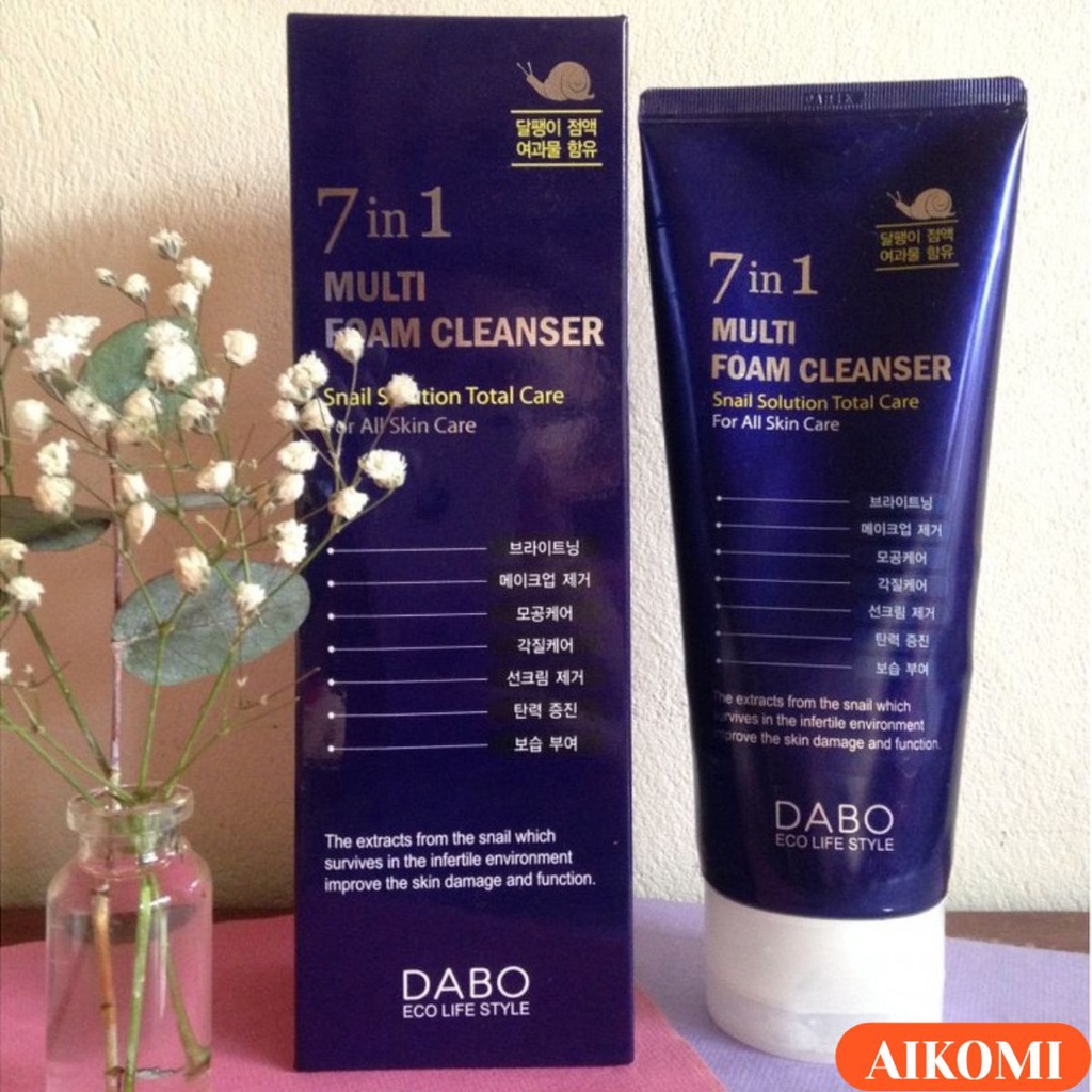 Sữa Rửa Mặt DABO Hàn Quốc 7 tác dụng Multi Foam Cleanser 180ml ( chính hãng )