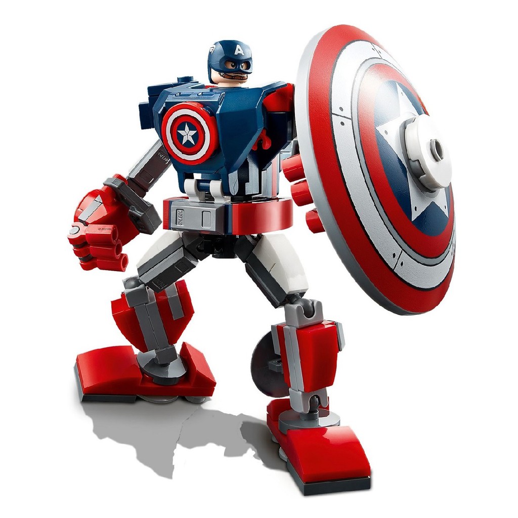 Bộ lắp ráp Chiến Giáp Captain America - LEGO Marvel 76168