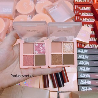 Bảng Phấn Mắt Black Rouge Crystal Heart Lock Shadow