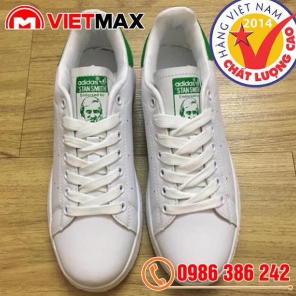 [Chính Hãng] Giày Adidas Stan Smith Gót Xanh Lá Nam Nữ . . Xịn Nhẩt NEW . HOT ✔ ⚭ L ‣ hot ^^ ! .