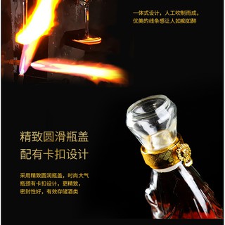Bình rượu thủy tinh phong cách Châu Âu
