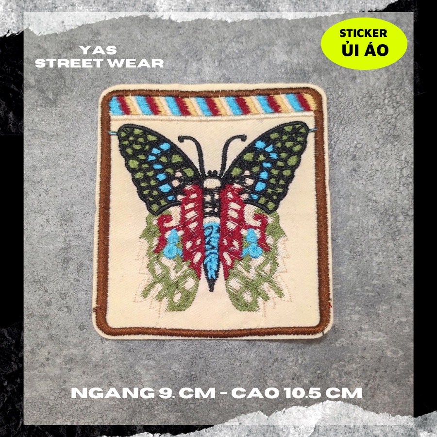 Sticker ủi áo cao cấp, miếng dán quần áo dùng làm Patch ủi, miếng vá quần áo, vá áo phao, trang trí BALO