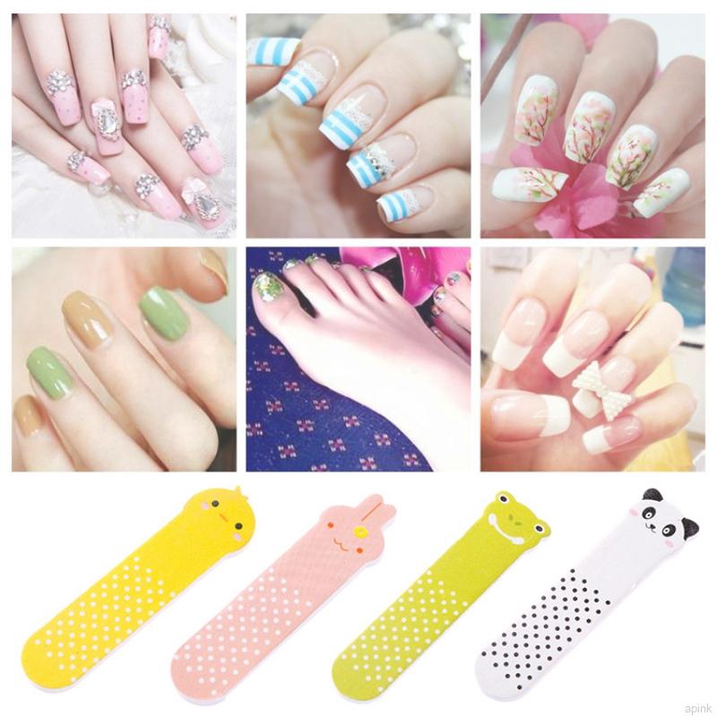 Que dũa đánh bóng móng mini thiết kế nhỏ gọn dễ thương màu sắc ngẫu nhiên