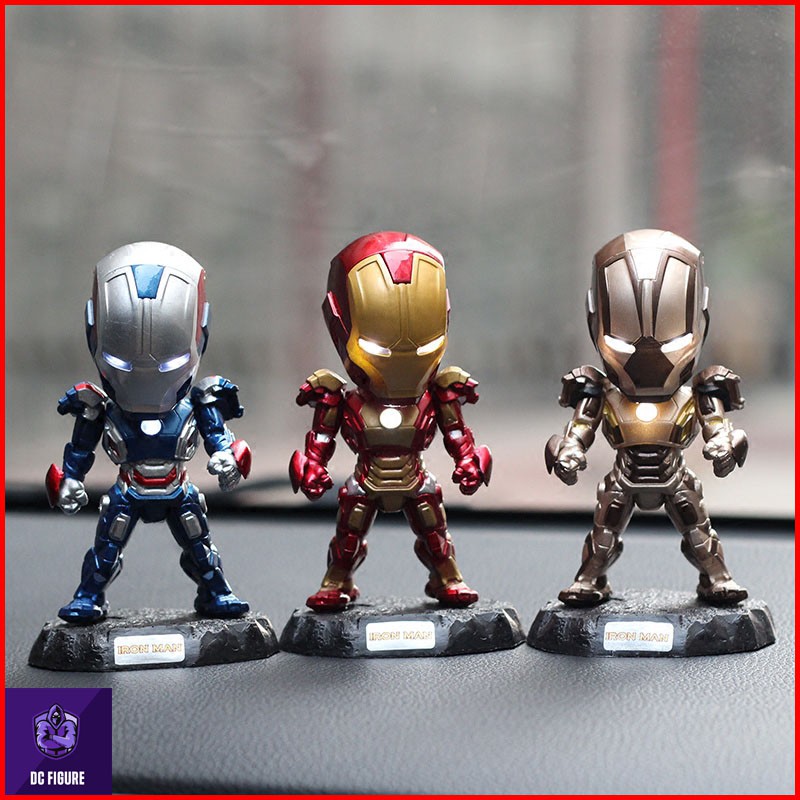 👉 Mô hình Iron man trang trí xe oto có đèn led hàng siêu chất