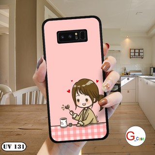 Ốp lưng Samsung Galaxy Note 8 nhám viền dẻo