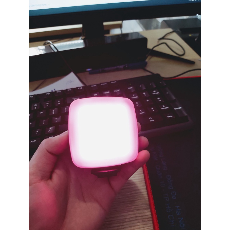 Đèn Led hỗ trợ quay phim chụp ảnh LENSGO RGB R50
