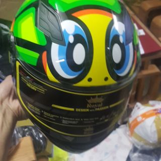 Nón bảo hiêm fullface con rùa AGU