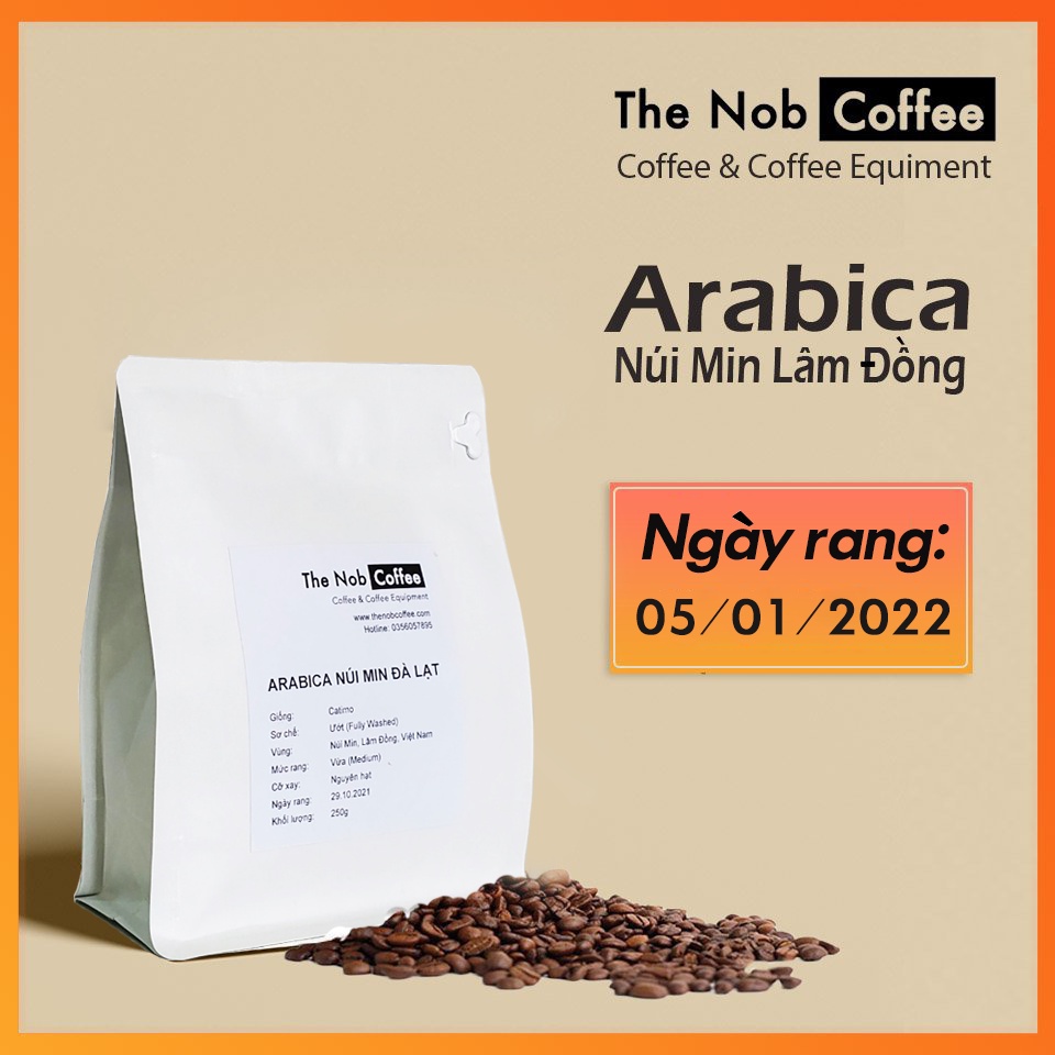 [Mã GROXUAN1 giảm 8% đơn 150K] Cà phê Arabica núi Min- Đà Lạt, phù hợp với Espresso, Phin, Moka pot, Staresso
