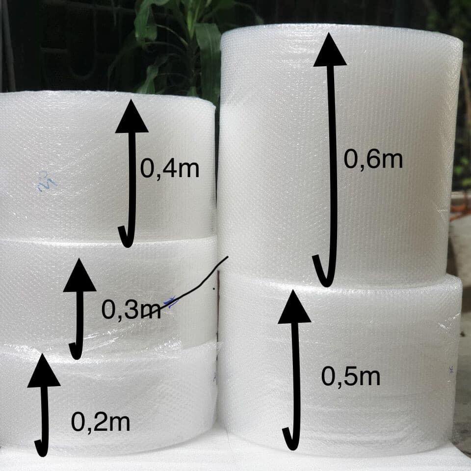 Cuộn Xốp Khí (40cm X 100m) - Màng Xốp Hơi - Xốp Nổ - Gói Hàng - Bọc Hàng