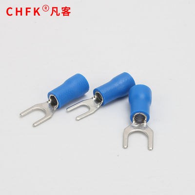 Đầu cuối dây lạnh áp lực cực tím Đồng SV1.25-4 ngã ba hình chữ Y kết nối hình chữ U trước cách điện đầu dòng mũi 1000 ch