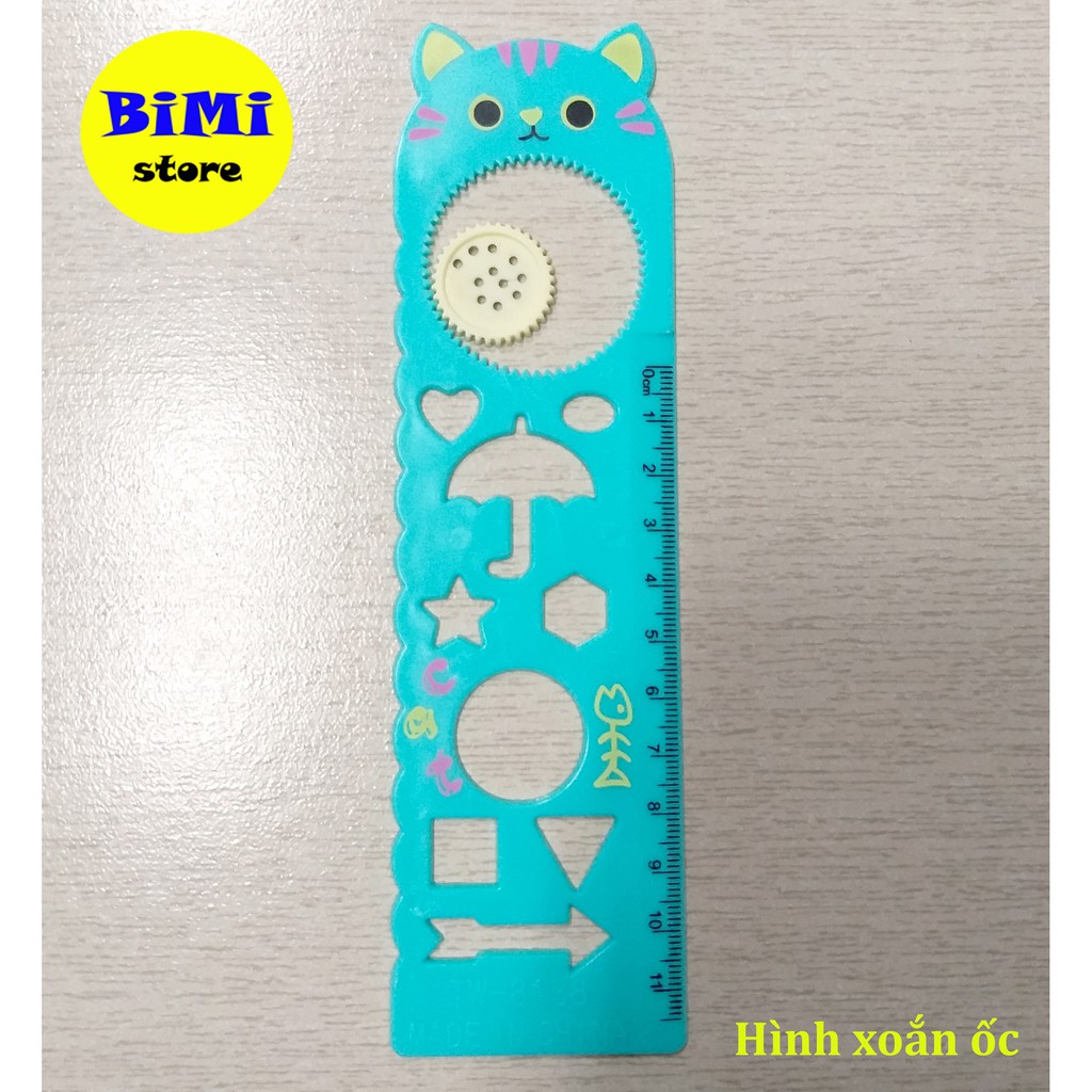 Thước hình vẽ được hoa văn spirograph giá rẻ - BiMi store