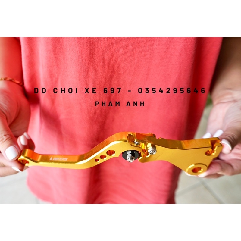 Tay phanh/ tay thắng Wave 110 218-222 chất liệu nhôm CNC. Chỉnh 6 cấp độ bóp, Lắp như zin