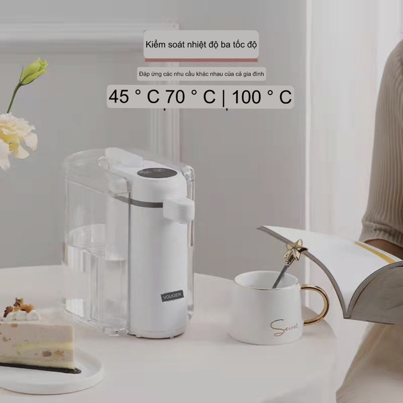 Máy đun nước pha sữa cho bé, tự động trong 3s