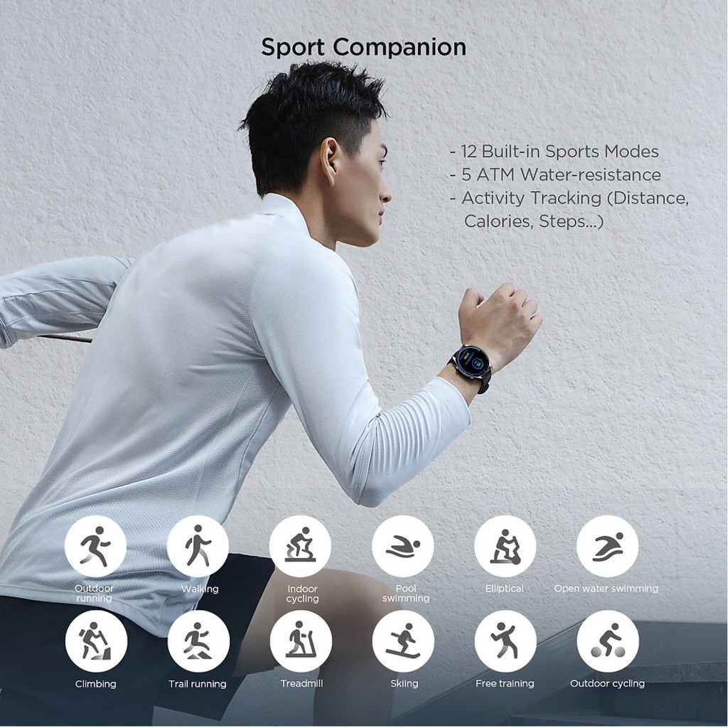 Đồng Hồ Thông Minh Amazfit GTR 2 - Có Tiếng Việt - Nghe Gọi Được - Hàng Chính Hãng - BH 12 Tháng 1 đổi 1