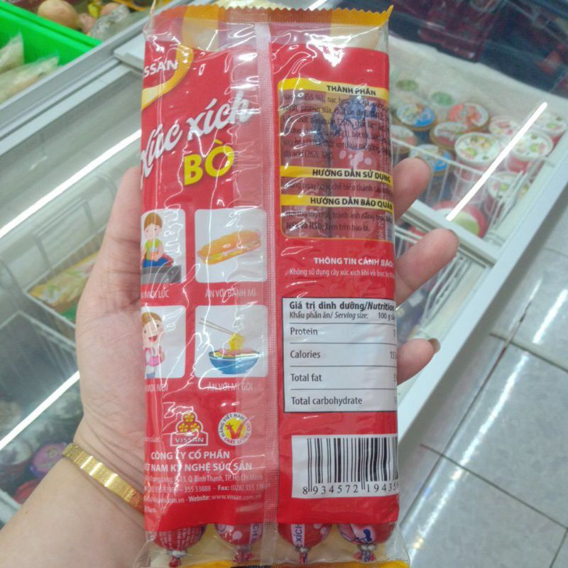 XÚC XÍCH TT HEO/BÒ VISSAN 40G/ 70G