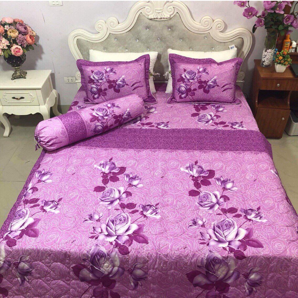 Bộ trần hè 5 món poly cotton. (Mua 2 bộ, tặng 1 chai nước hoa)
