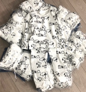 Bộ snoopy HM bé trai cotton
