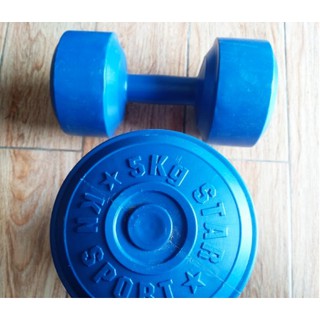 Tạ nhựa 5kg(hình tại shop)-tkt