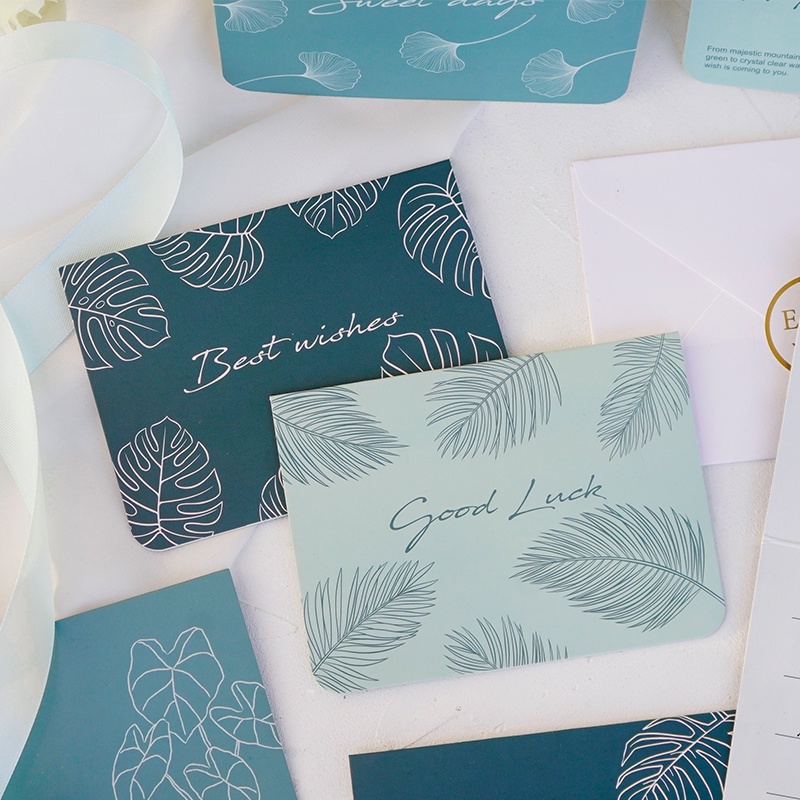 Bộ 6 Thiệp Mời Đám Cưới Thiết Kế Gấp Gọn Tiện Dụng DIY