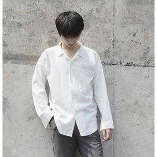 Sơ mi basic cổ vest tay dài