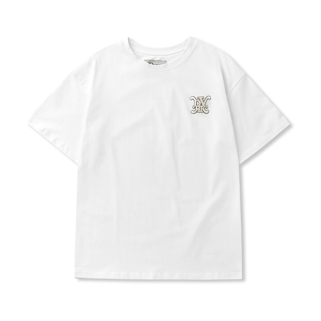DVRK Áo thun ngắn tay cổ tròn Embroidered logo DVRK21SS