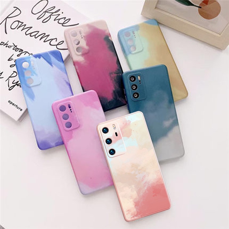 Art Painting Casing Redmi Note 10 Watercolor Silicone Phone Case For Xiaomi Redmi Note 10 9 Pro Max 10S 4G 5G Shockproof Android Soft Cover
