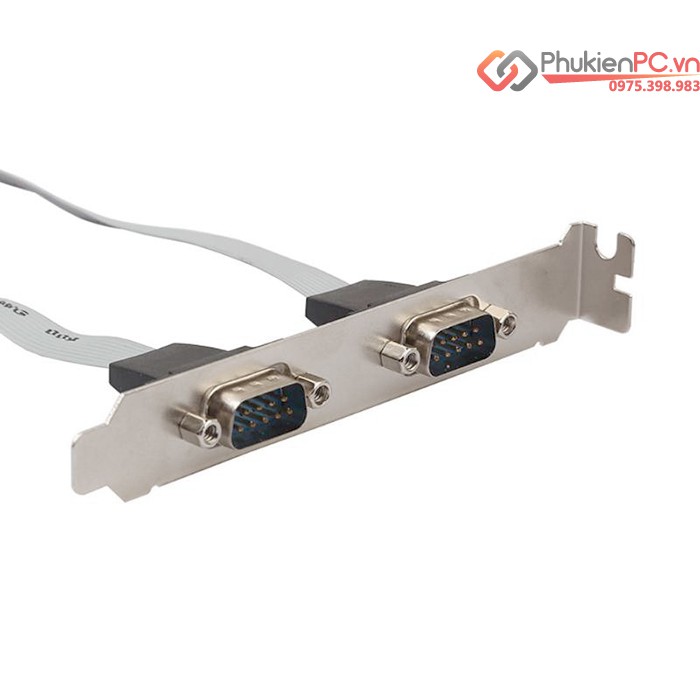 Dây cáp 9pin COM cắm từ mainboard ra RS232 Male cho PC, Mini PC, iTX