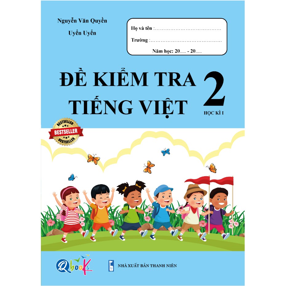 Sách - Combo Bài Tập Tuần và Đề Kiểm Tra Toán - Tiếng Việt 2 - Học Kì 1 (4 cuốn)
