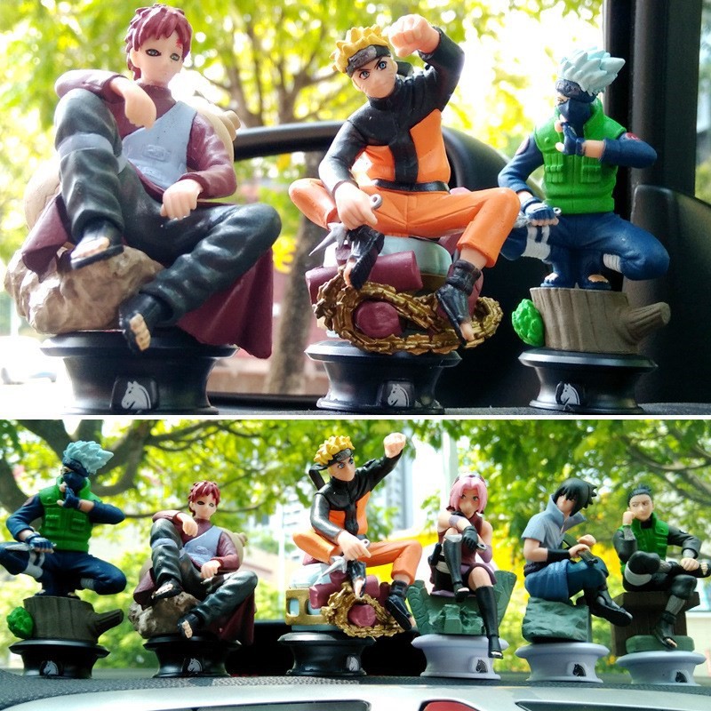 Set 6 mô hình các nhân vật trong anime naruto