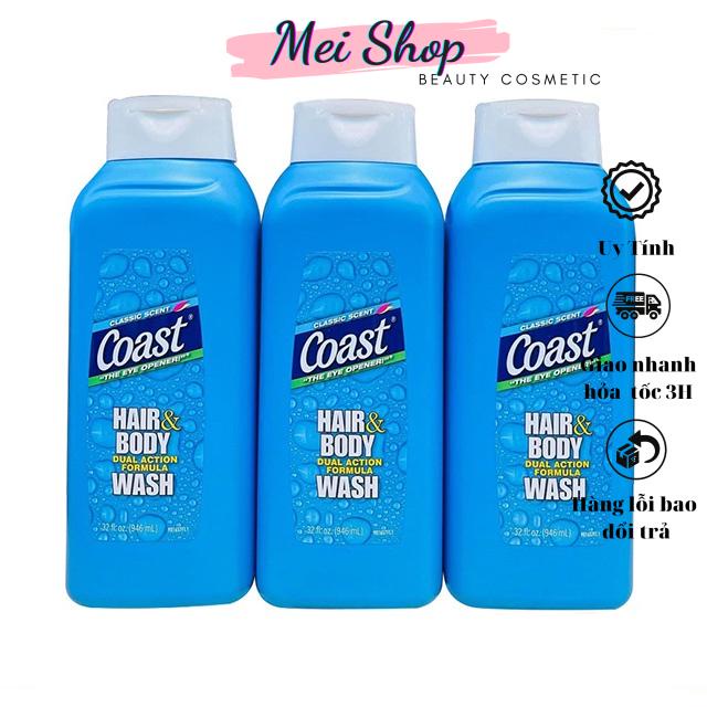 Sữa Tắm Coast 2in1 946ml - Nhập Khẩu Chính Hãng Mỹ