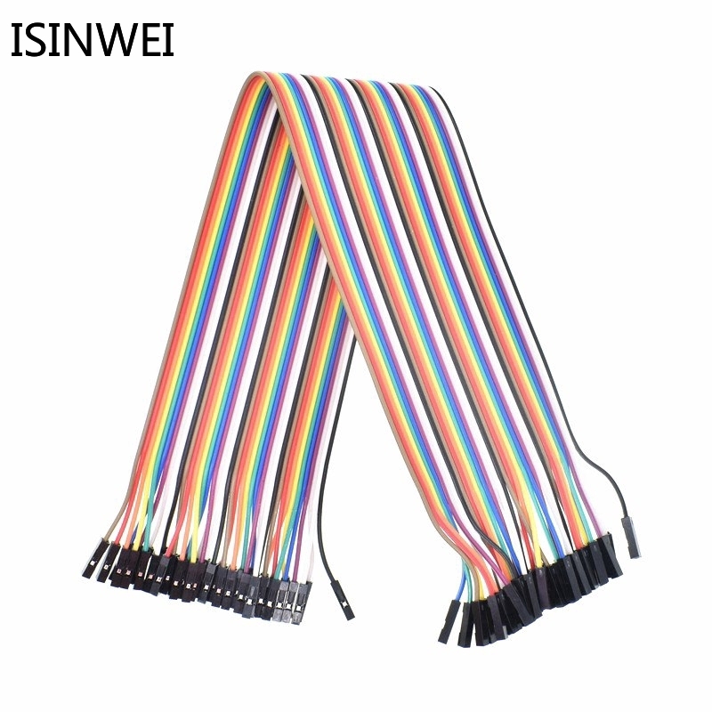 Bộ 40 dây cáp điện 2.54mm 30cm 1pin 1p-1p chất lượng cao