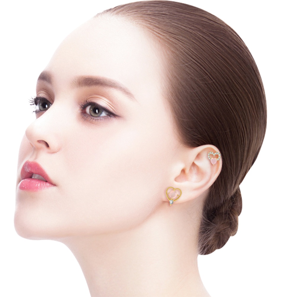 1 Khuyên Tai Nữ Đính Đá Thời Trang