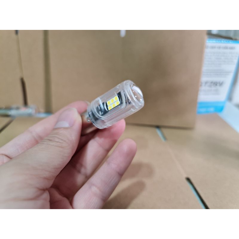Led hậu siêu sáng 16 Tim cho xe máy xe oto chân 1157