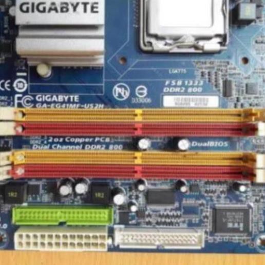 Main Giga G41 Ram 2 Socket 775 4 khe ram - Main Gigabyte G41 DDR2 có cổng HDMI