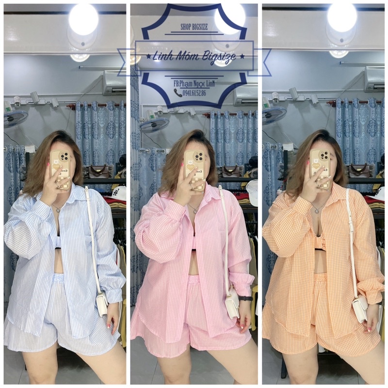 SET 3 MÓN SƠMI KHOÁC BIGSIZE LINH MÓM